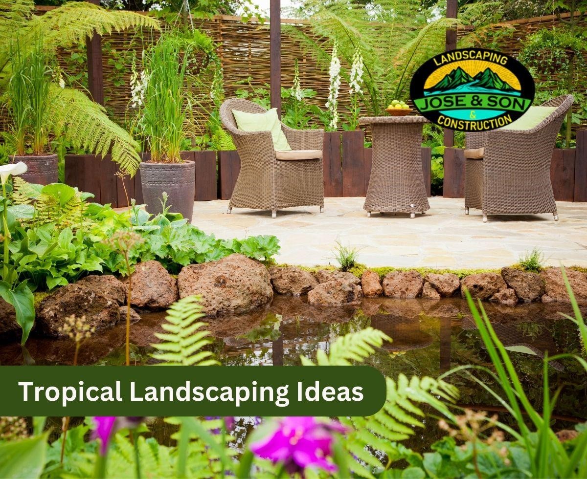 Turn Your Outdoor Space Into a Tropical Paradise with These Ideas
